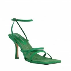 PUBLIC DESIRE MADEMOISELLE GREEN HEELS