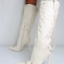 PUBLIC DESIRE - CARDI - ECRU PU