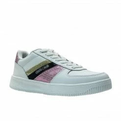 ROBERTO CAVALLI WHITE PINK KOOPEY PRINT