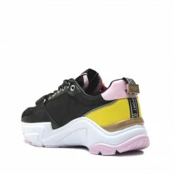 ROBERTO CAVALLI SPORT HANSON MX BLACK YELLOW SNEAKER