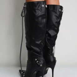 PUBLIC DESIRE - CARDI - BLACK PU