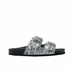 LOVE MOSCHINO REPEAT LOGO SLIDE