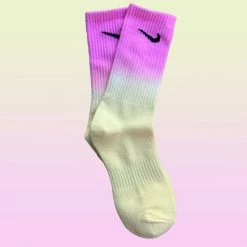 Como Store Women NIKE OMBRE SOCKS PINK YELLOW