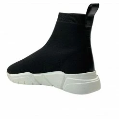 LOVE MOSCHINO LOGO-PRINT SOCK SNEAKER