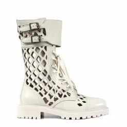 STUDIO ITALIA BEIGE CUT OUT BOOTS