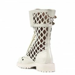 STUDIO ITALIA BEIGE CUT OUT BOOTS