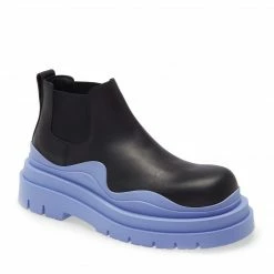 STUDIO ITALIA BLACK BLUE ANKLE BOOTS