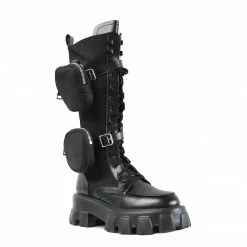 STUDIO ITALIA CHUNKY POUCH BOOTS