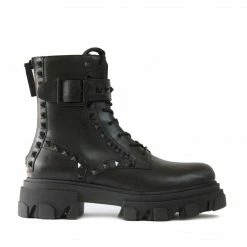 STUDIO ITALIA STUDDED MINI BOOTS