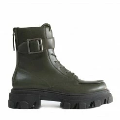 STUDIO ITALIA OLIVE GREEN BOOTS