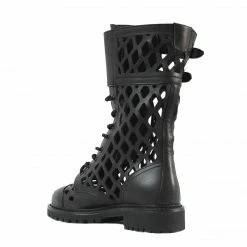 STUDIO ITALIA BLACK CUT OUT BOOTS