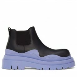 STUDIO ITALIA BLACK BLUE ANKLE BOOTS