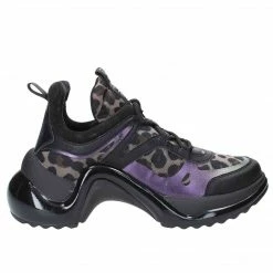 STUDIO ITALIA BLACK / LEOPARD LOVE01 SNEAKER