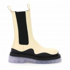 Como Store STUDIO ITALIA CHUNKY BEIGE BOOTS