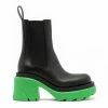 STUDIO ITALIA BLACK GREEN PLATFORM BOOTS