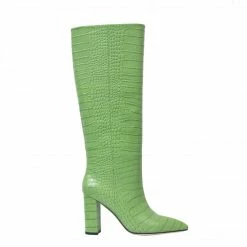 STUDIO ITALIA GREEN CROCO BOOTS