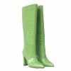 STUDIO ITALIA GREEN CROCO BOOTS