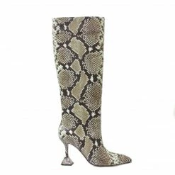 STUDIO ITALIA SNAKE PRINT BOOTS