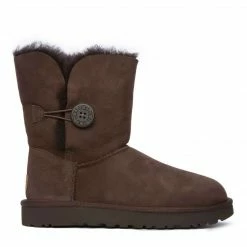 UGG BAILEY BUTTON BROWN