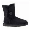 UGG BAILEY BUTTON BLACK