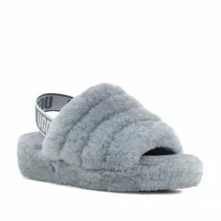 UGG FLUFF YEAH SLIDE ASH FOG