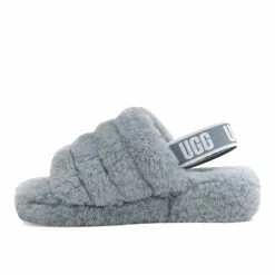 UGG FLUFF YEAH SLIDE ASH FOG