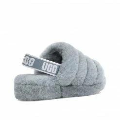 UGG FLUFF YEAH SLIDE ASH FOG