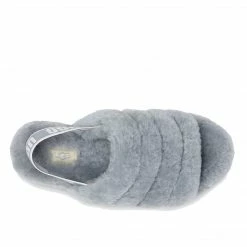 UGG FLUFF YEAH SLIDE ASH FOG