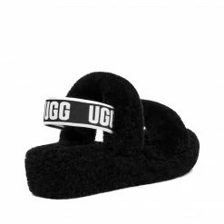 UGG OH YEAH BLACK SLIDE
