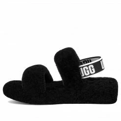 UGG OH YEAH BLACK SLIDE