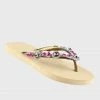 UZURII Colorful Marilyn Embellished Flip Flop