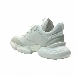 BALLY WHITE CLAIRE DUSTY SNEAKERS