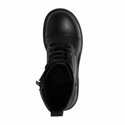 WINDSOR SMITH MYSTIFY BLACK LEATHER BOOT