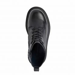 WINDSOR SMITH PAYBACK BLACK LEATHER BOOT