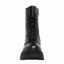 WINDSOR SMITH PAYBACK BLACK LEATHER BOOT