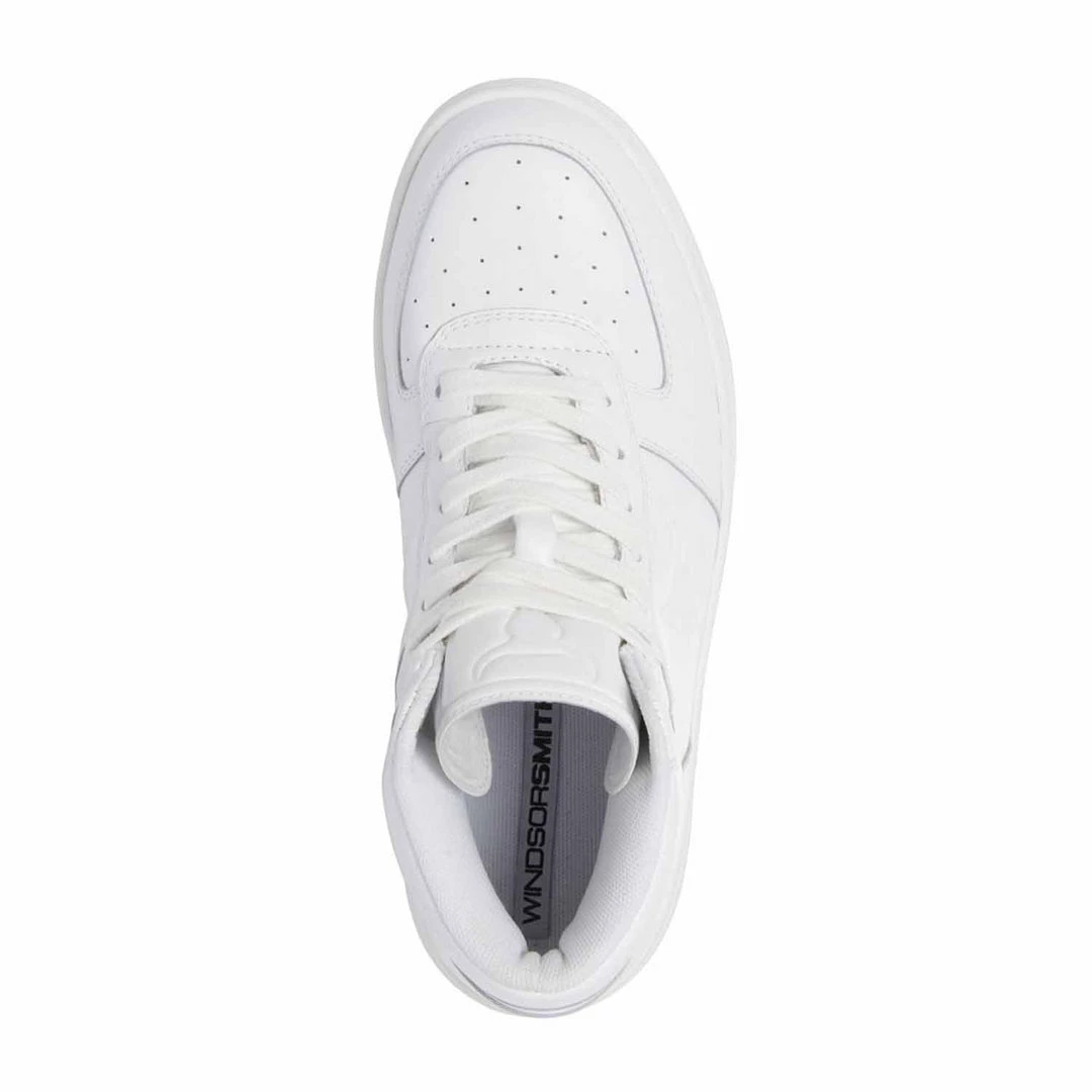 WINDSOR SMITH THRIVE WHITE LEATHER SNEAKER