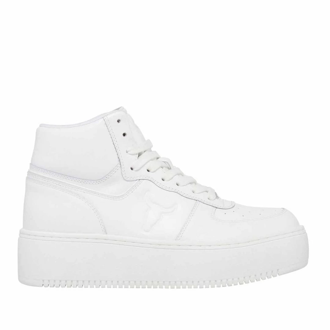 WINDSOR SMITH THRIVE WHITE LEATHER SNEAKER